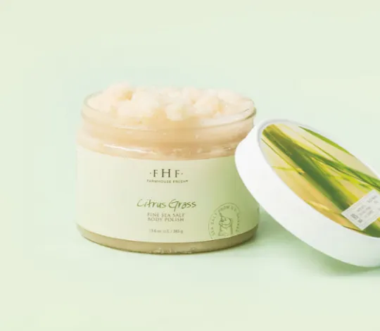 Citrus Grass Fine Sea Salt Body Polish