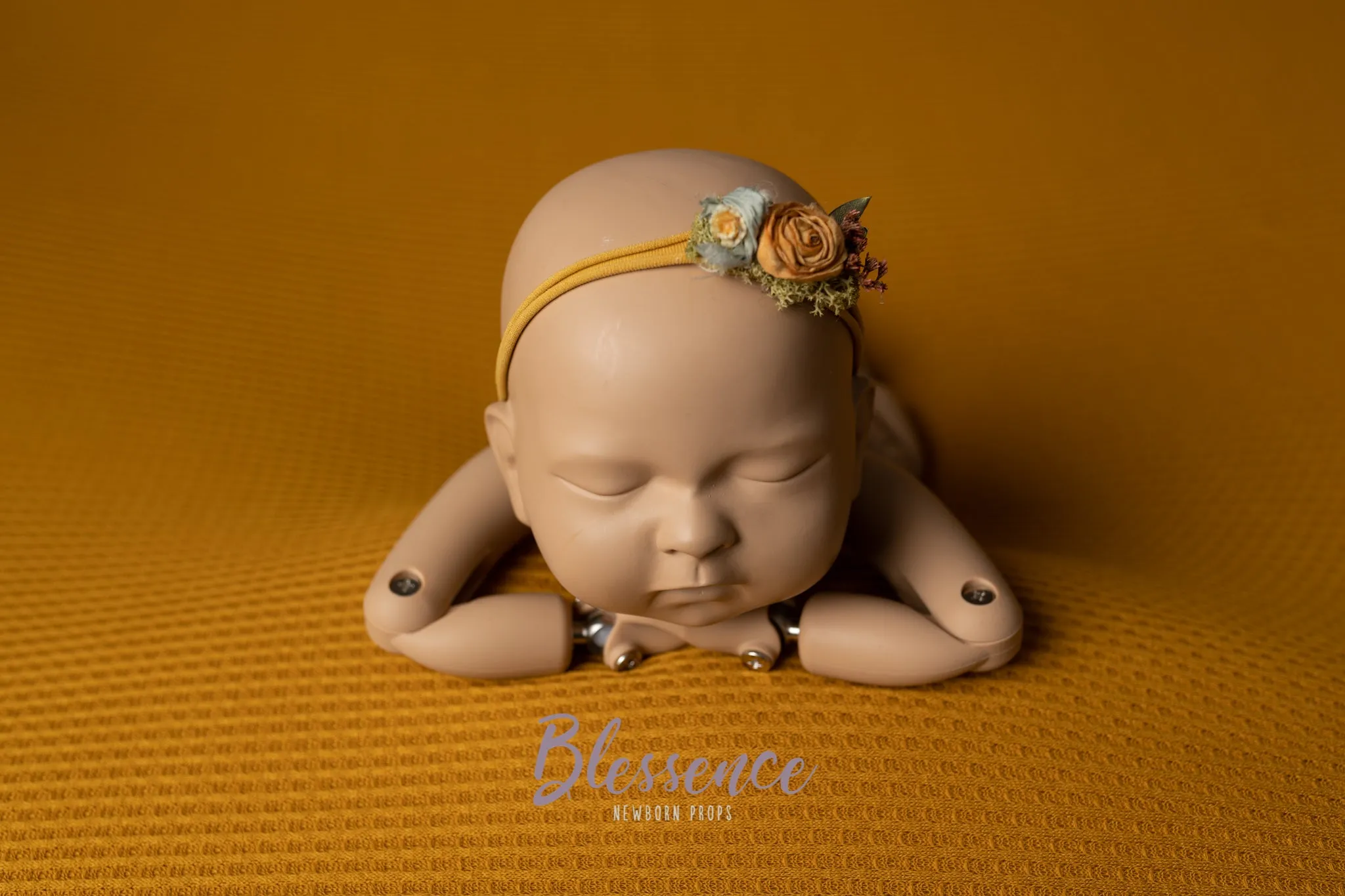 Cosy Newborn Knit Mustard