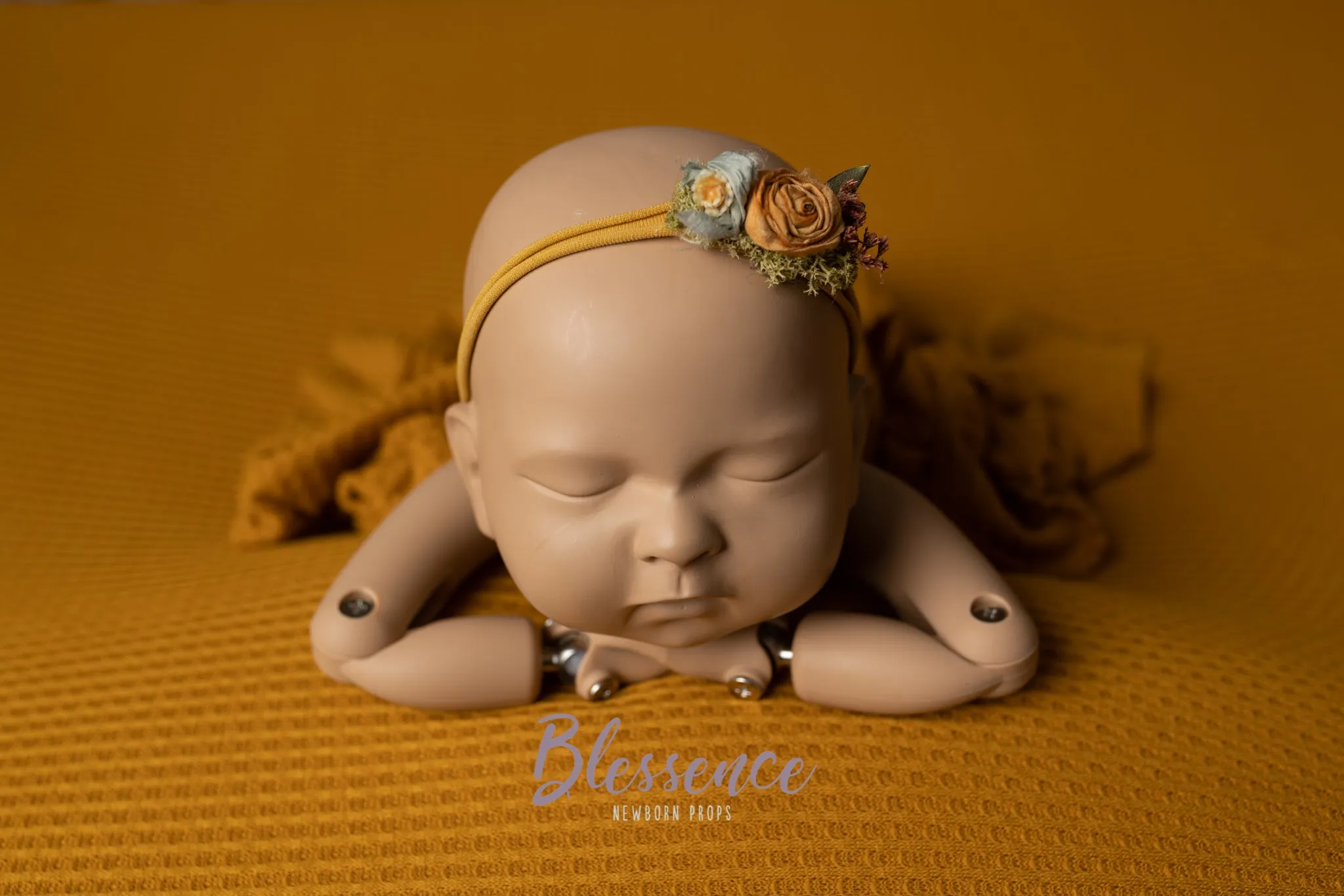 Cosy Newborn Knit Mustard