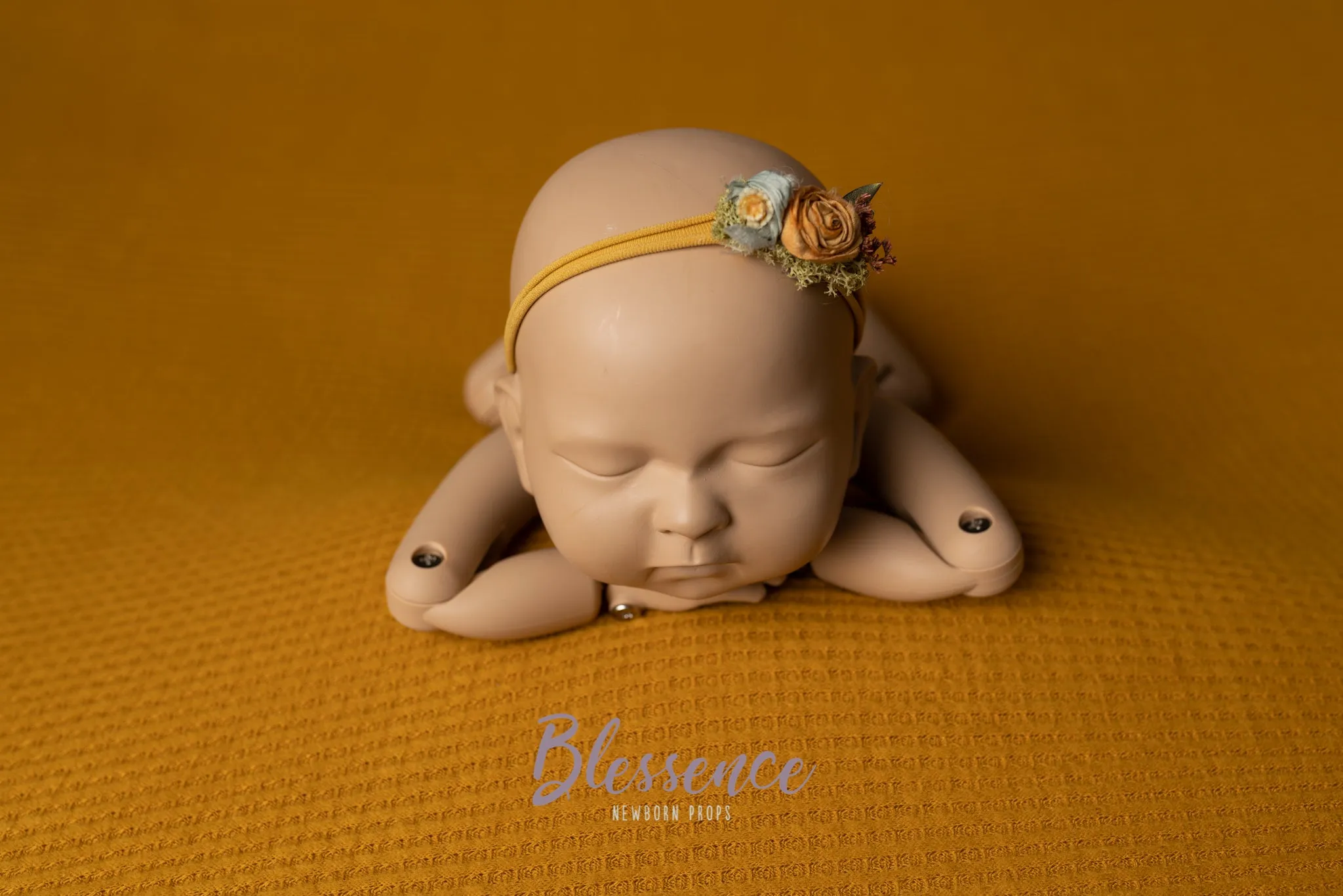 Cosy Newborn Knit Mustard