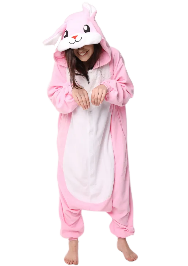 Deluxe Pink Rabbit Onesie