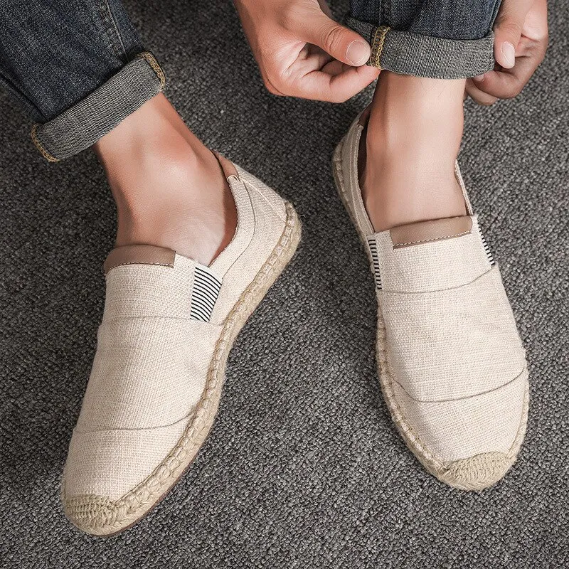 Devin - Casual ademende espadrille voor heren