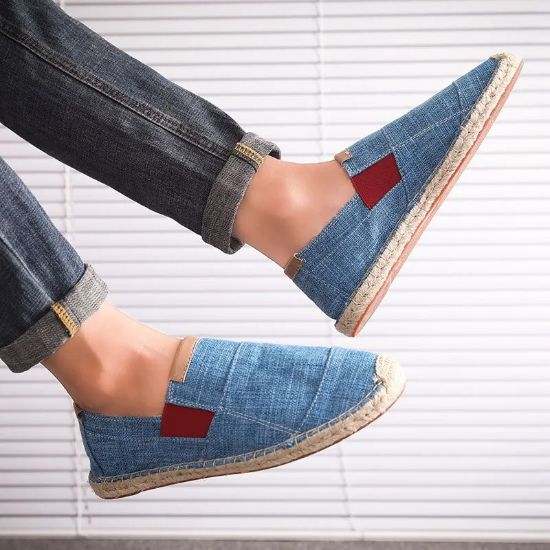Devin - Casual ademende espadrille voor heren