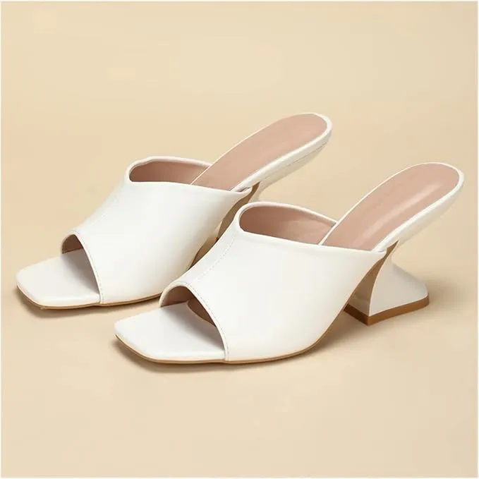 Elyse Square-Toe Heels