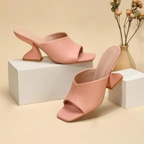 Elyse Square-Toe Heels