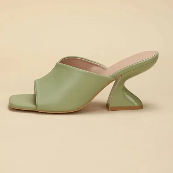 Elyse Square-Toe Heels