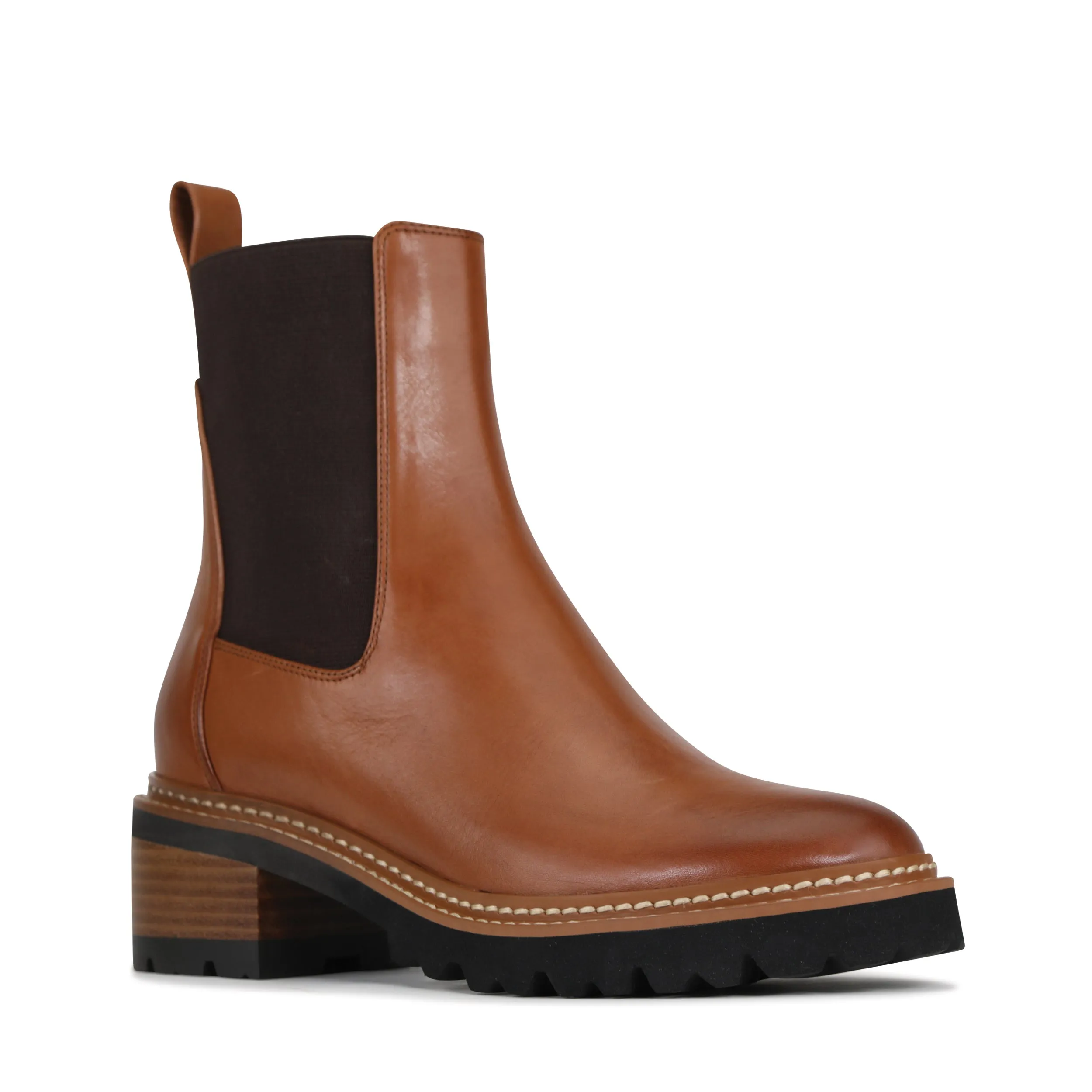 Eos Linear Brandy Ankle Boot