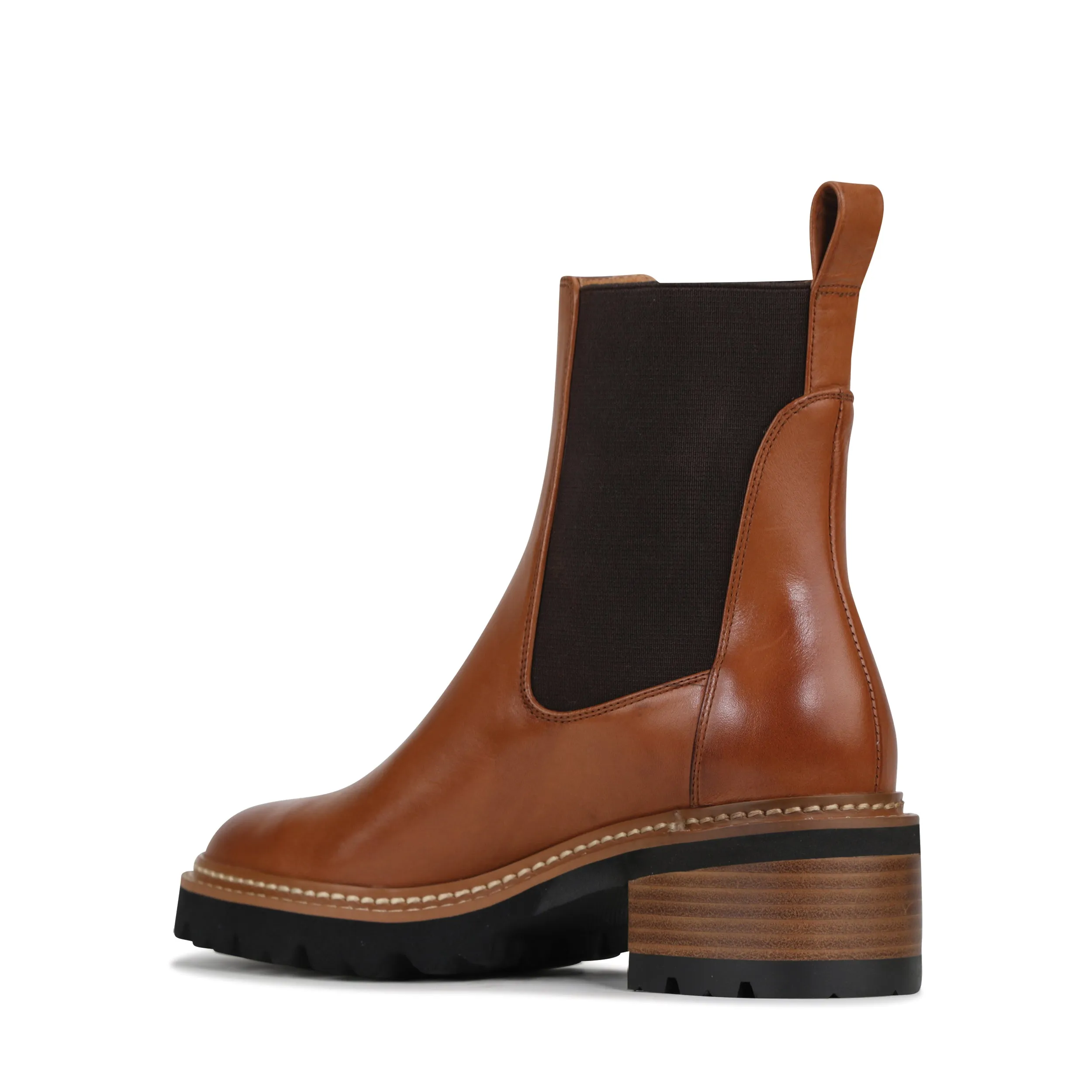 Eos Linear Brandy Ankle Boot