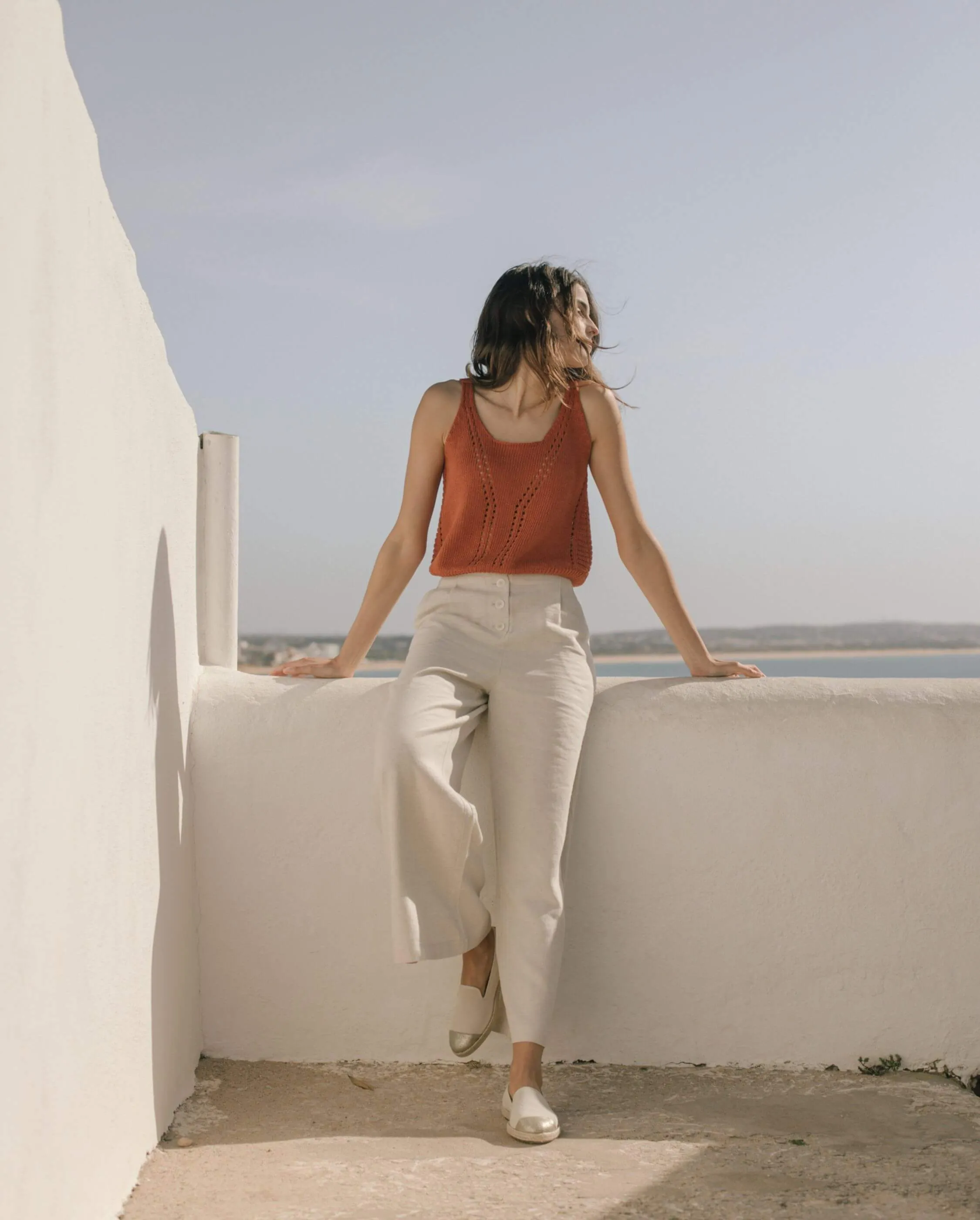 Espadrille femme coton, beige doré