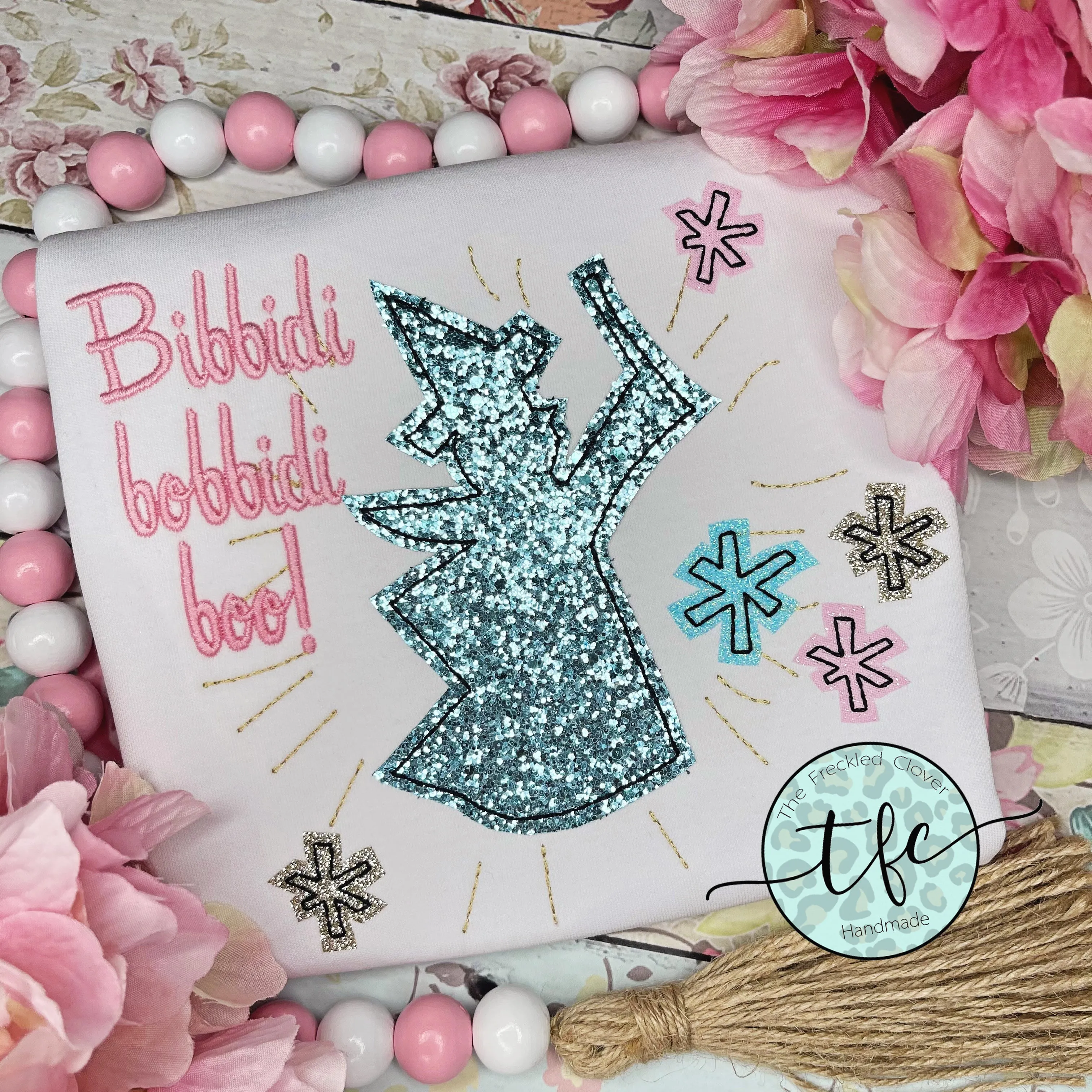 {Fairy Godmother} applique tee
