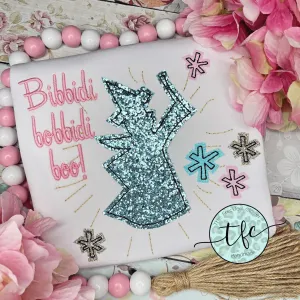 {Fairy Godmother} applique tee