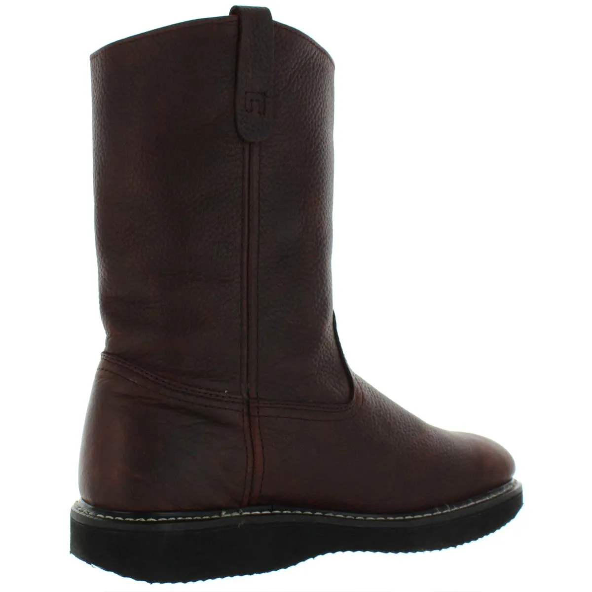 Fin & Feather Mens Wellington Leather Mid Calf Work Boots