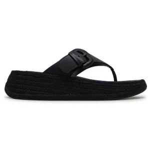 FitFlop F Mode Adjustable Flatform Leather Women's Toe Post Sandals