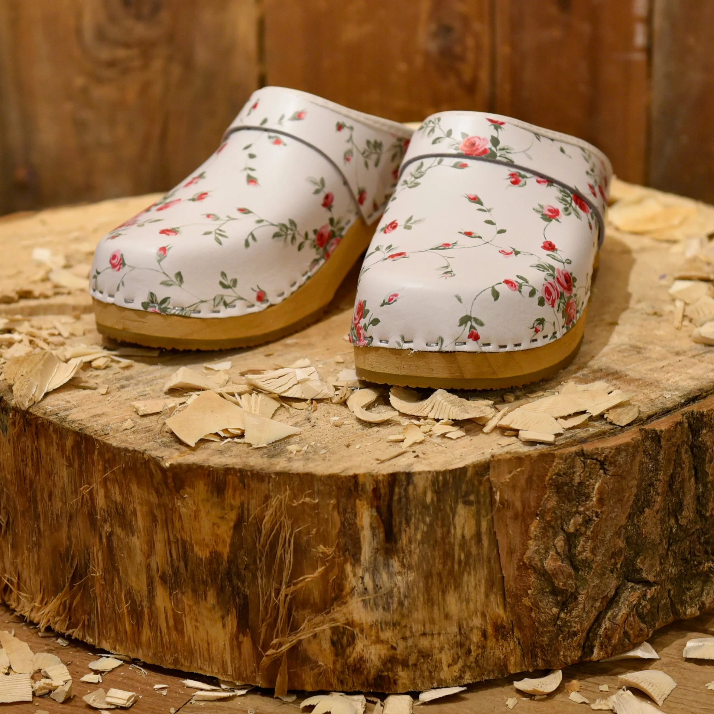 Floral Clogs