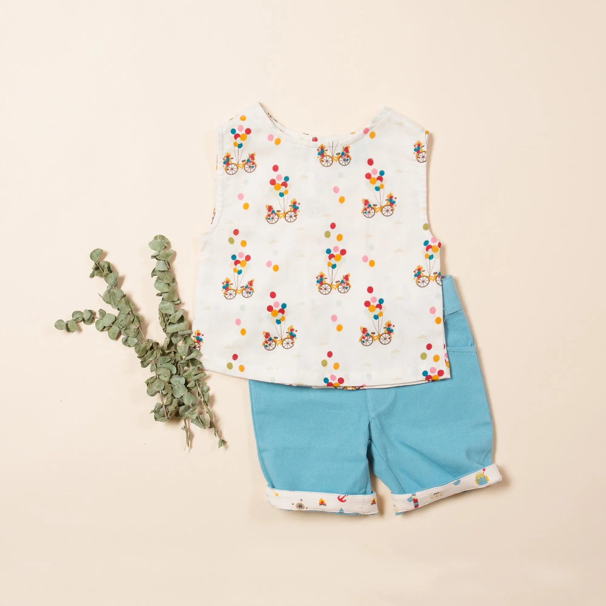 Flying High Button Down Top