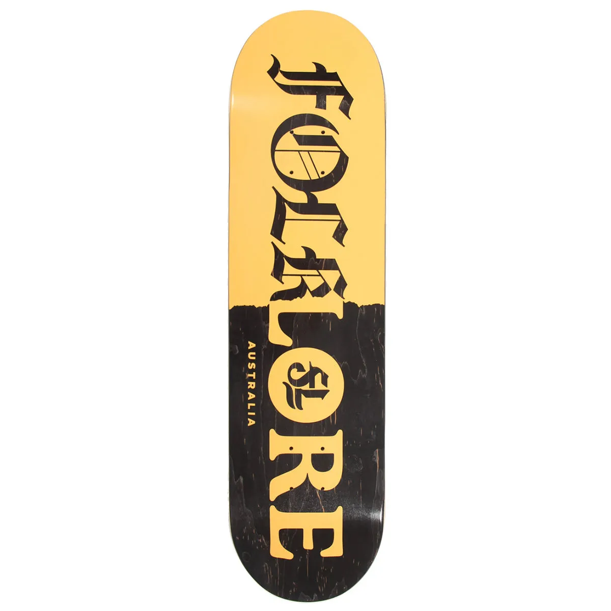 Folklore - Tear Split Orange 8.0 Skateboard Deck