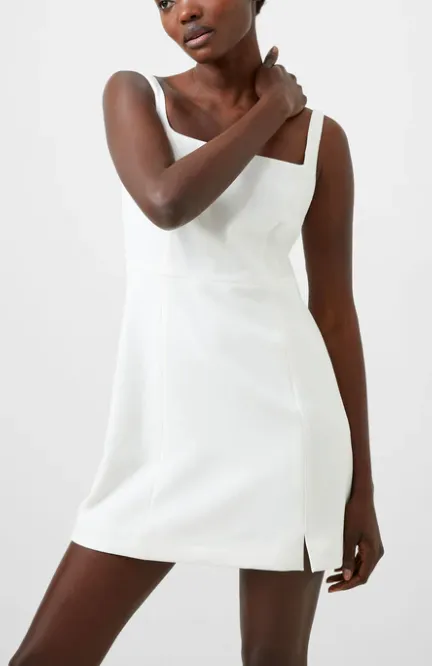 FRENCH CONNECTION WHISPER STRAPPY DRESS W/ SKIRT