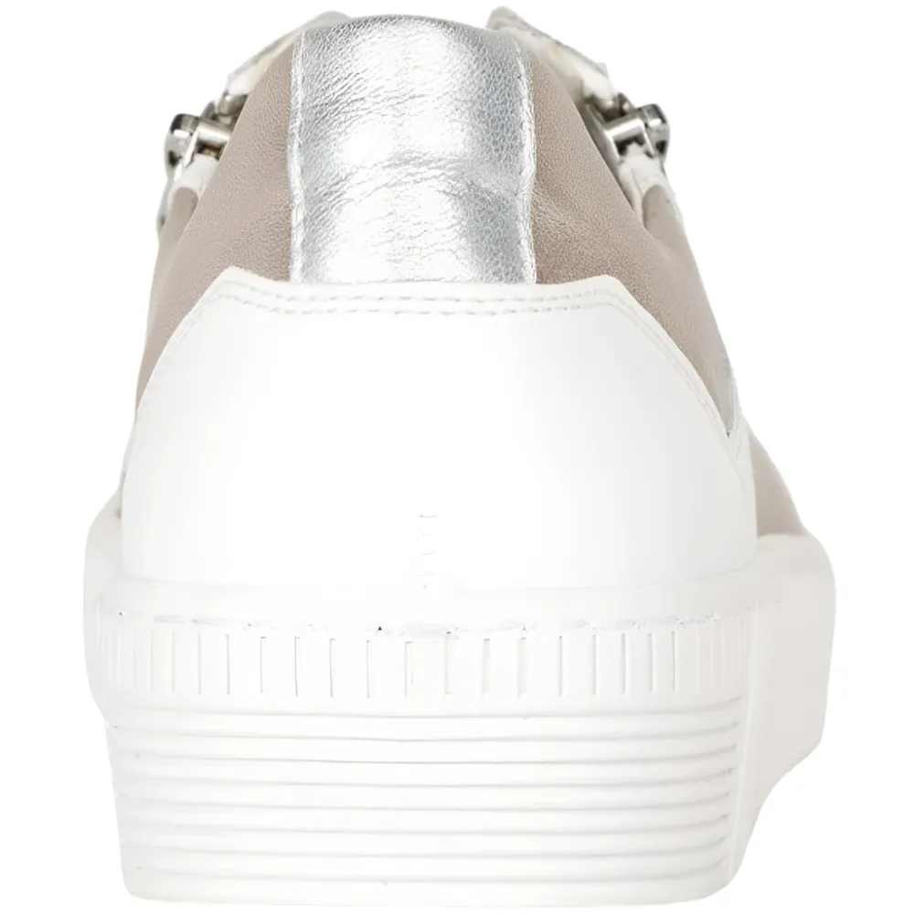 Gabor Wemo Weiss/Silber/Puder Trainers