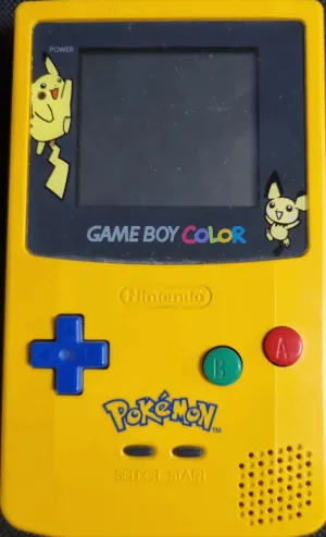 Gameboy Color konsol (Pikachu Edition)