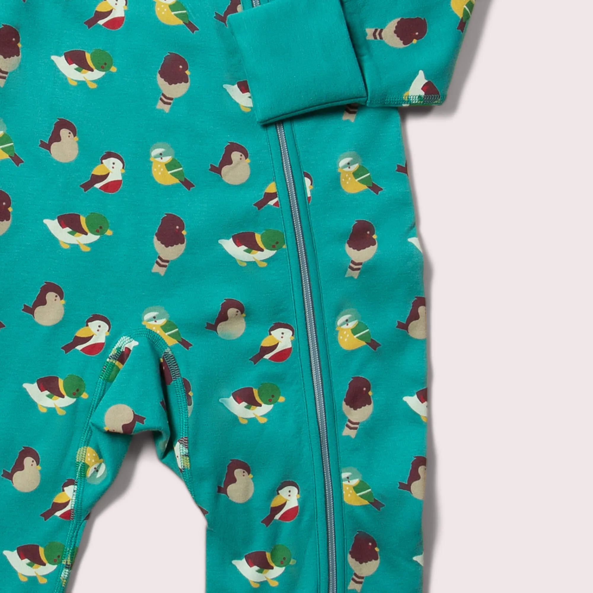 Garden Birds Adaptive Reversible Hooded Snug Suit