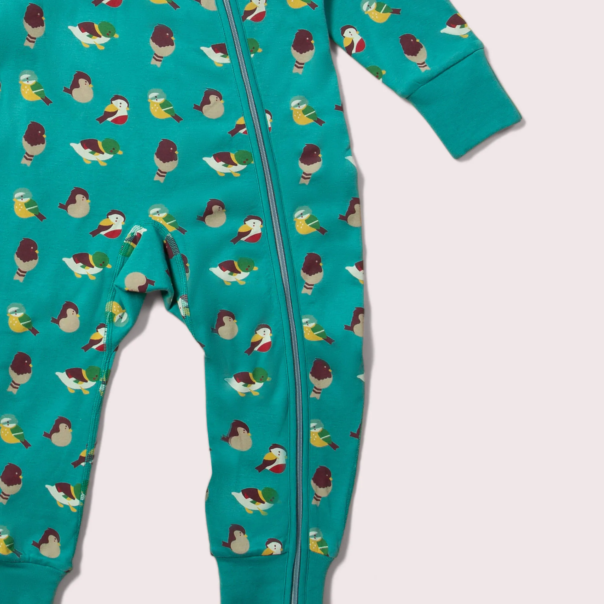 Garden Birds Adaptive Reversible Hooded Snug Suit