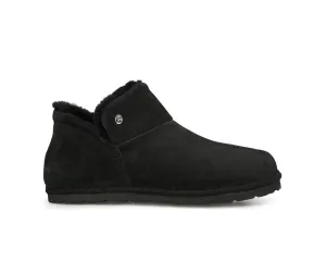 'Gardena' women's indoor warmlined home boot - black