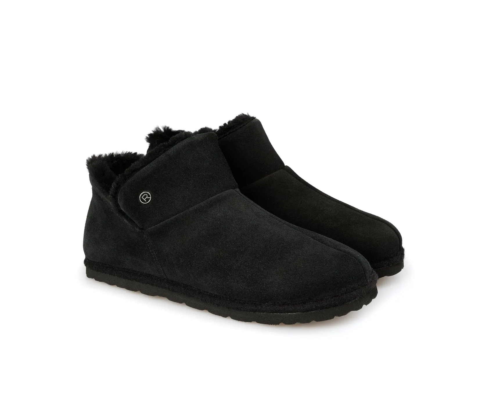 'Gardena' women's indoor warmlined home boot - black