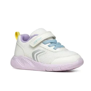 GEOX B Sprintye G. D - MESH GEOBUCK WHITE/MULTICOLOUR