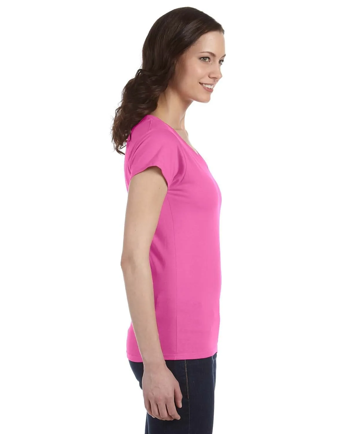 Gildan Ladies SoftStyle V-Neck T-Shirt