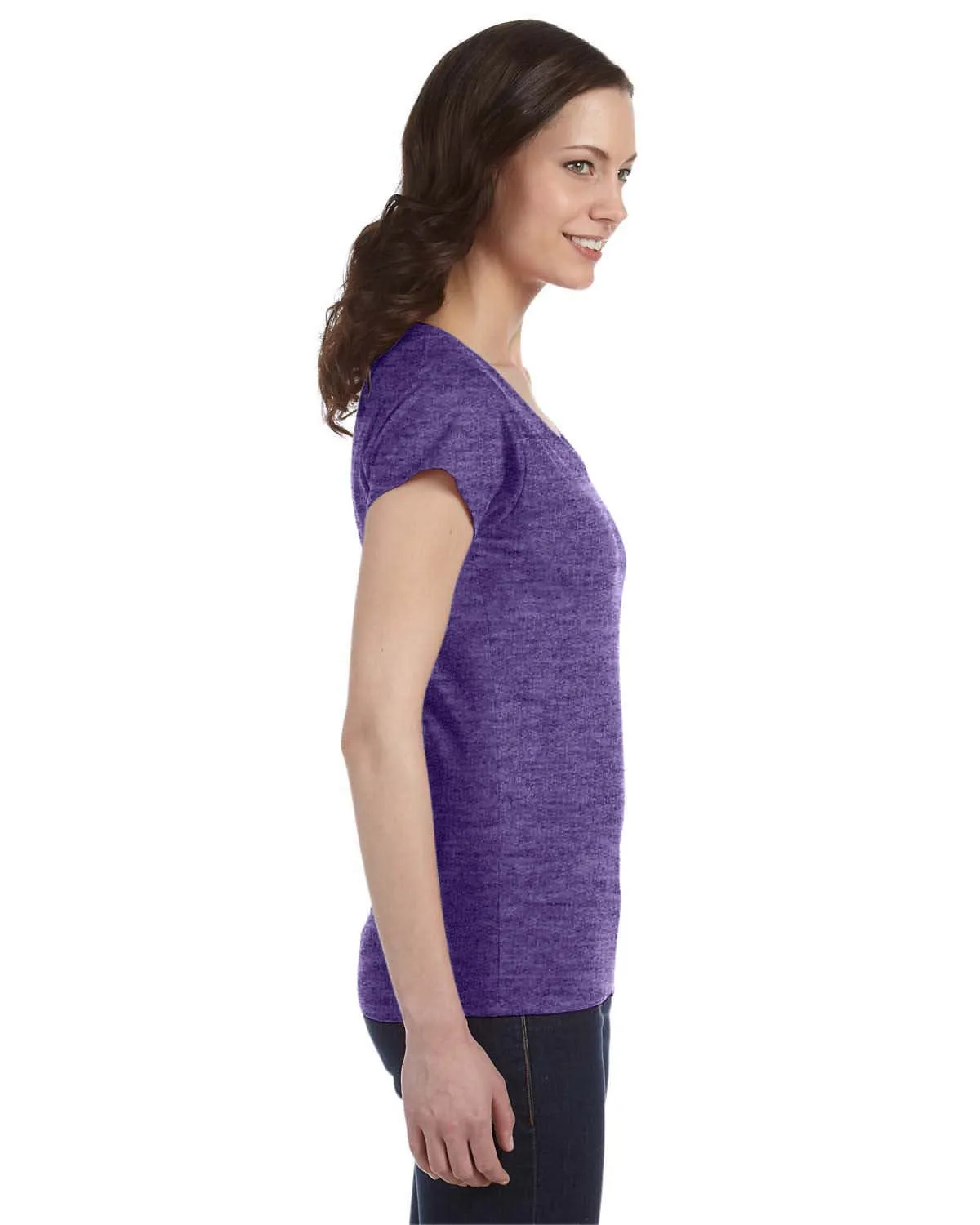 Gildan Ladies SoftStyle V-Neck T-Shirt