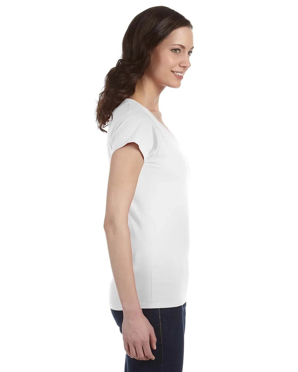 Gildan Ladies SoftStyle V-Neck T-Shirt