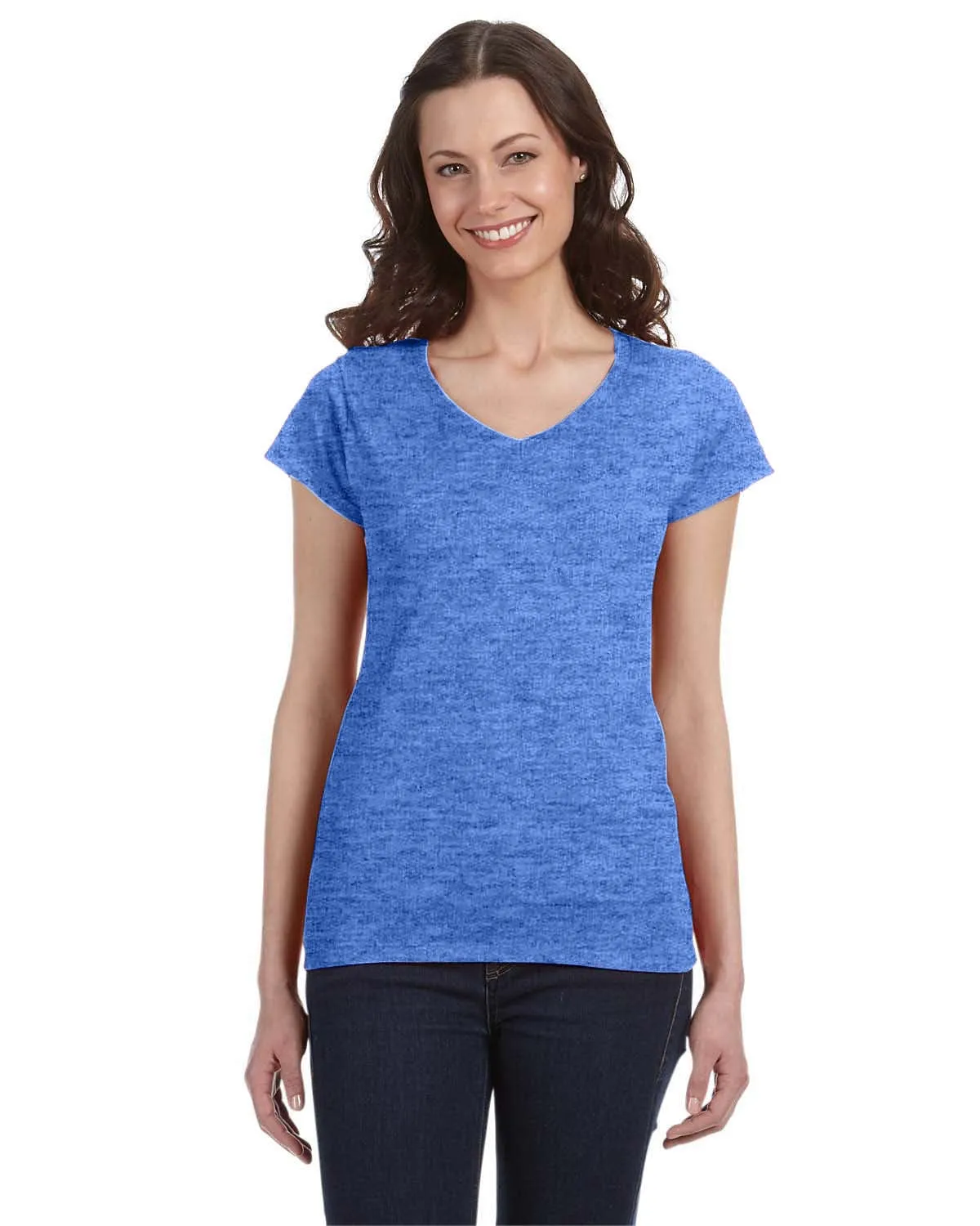 Gildan Ladies SoftStyle V-Neck T-Shirt