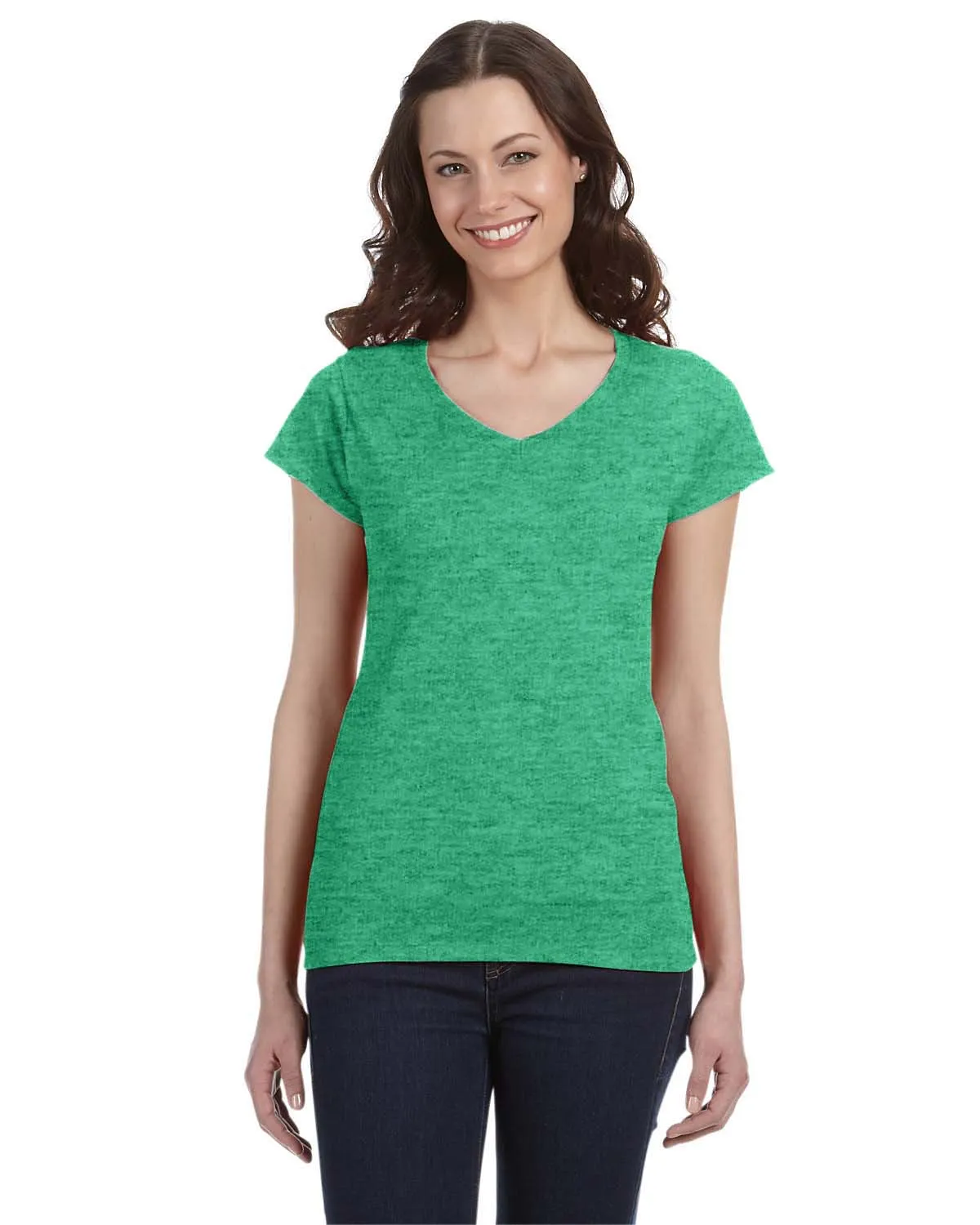 Gildan Ladies SoftStyle V-Neck T-Shirt