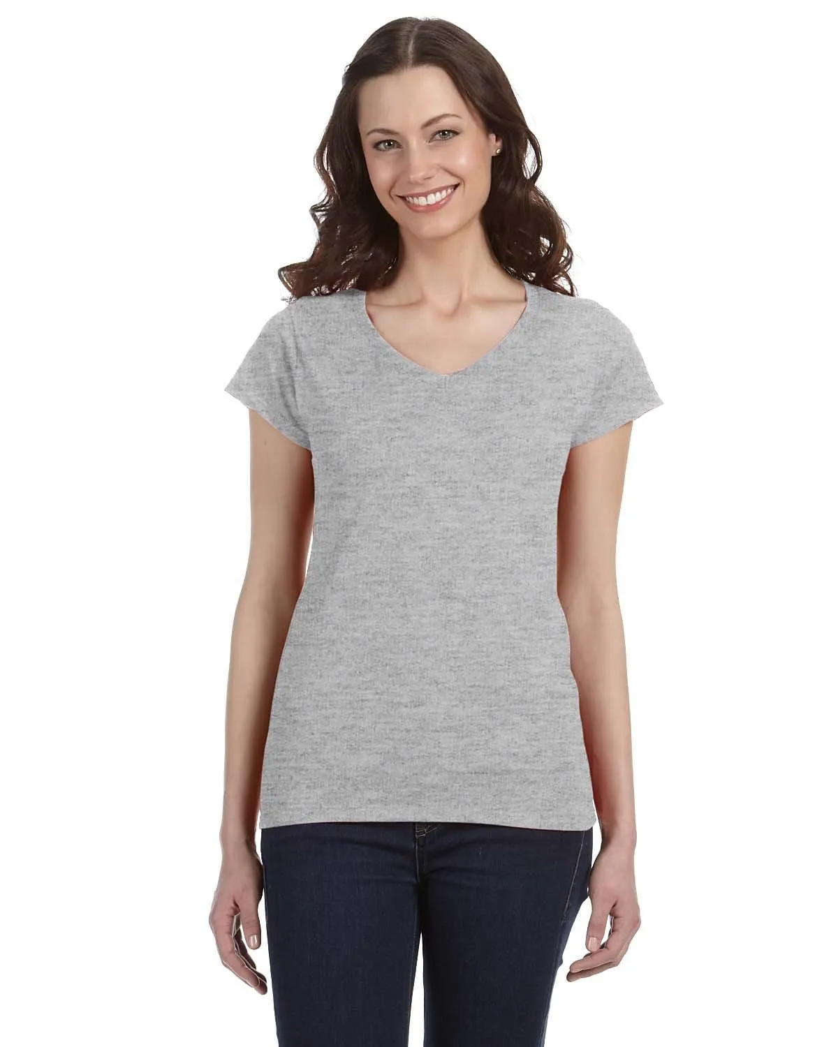Gildan Ladies SoftStyle V-Neck T-Shirt