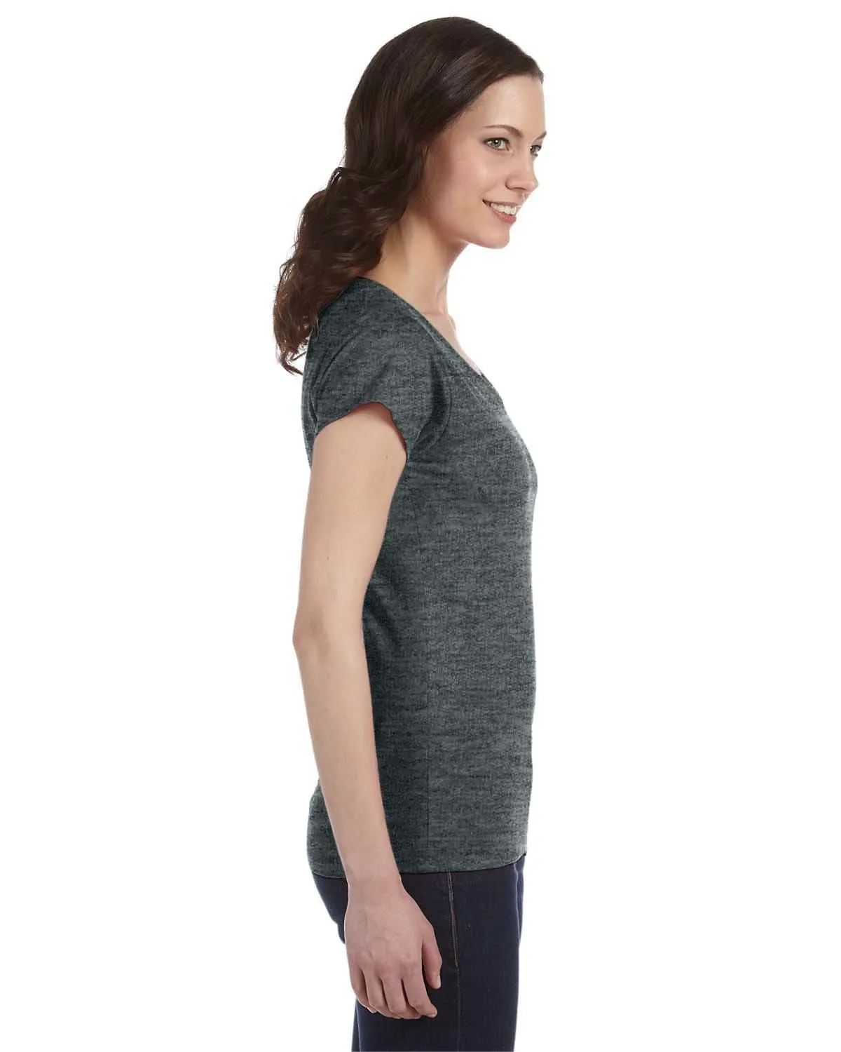 Gildan Ladies SoftStyle V-Neck T-Shirt