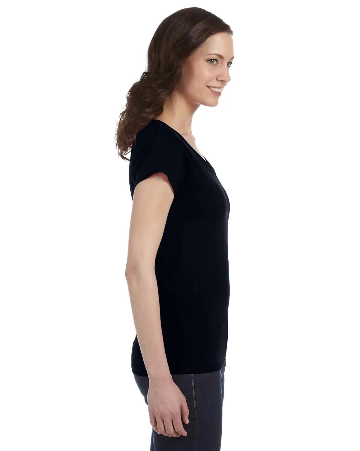 Gildan Ladies SoftStyle V-Neck T-Shirt