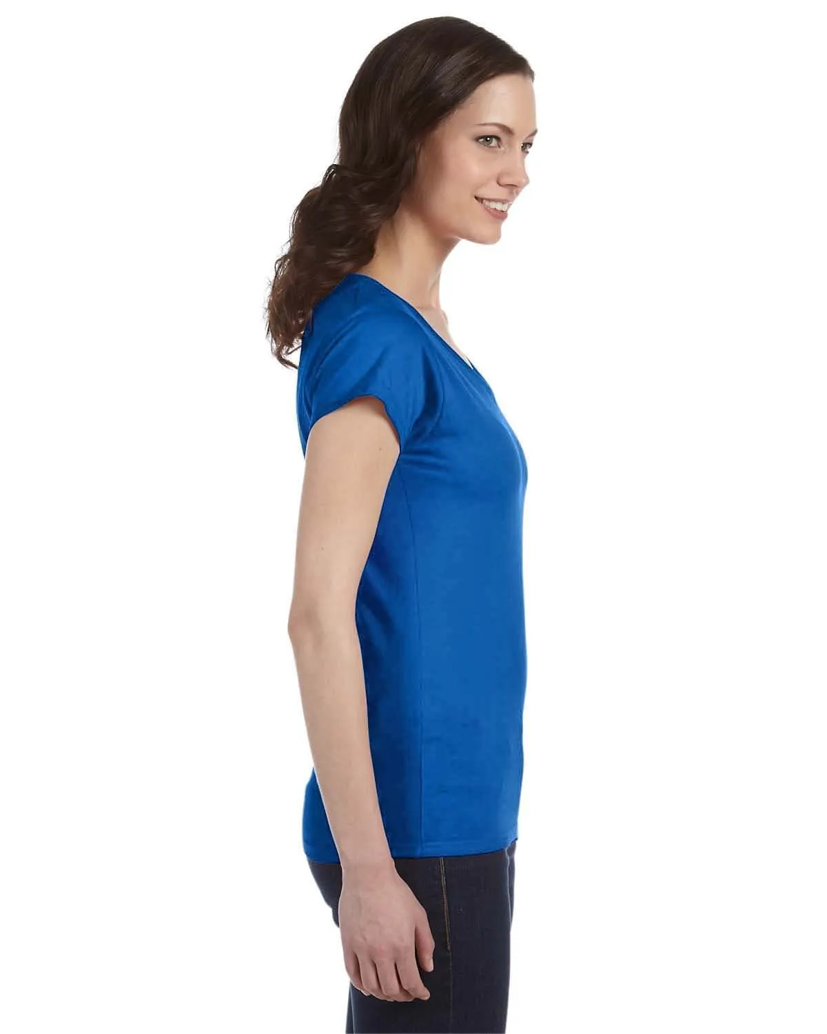 Gildan Ladies SoftStyle V-Neck T-Shirt