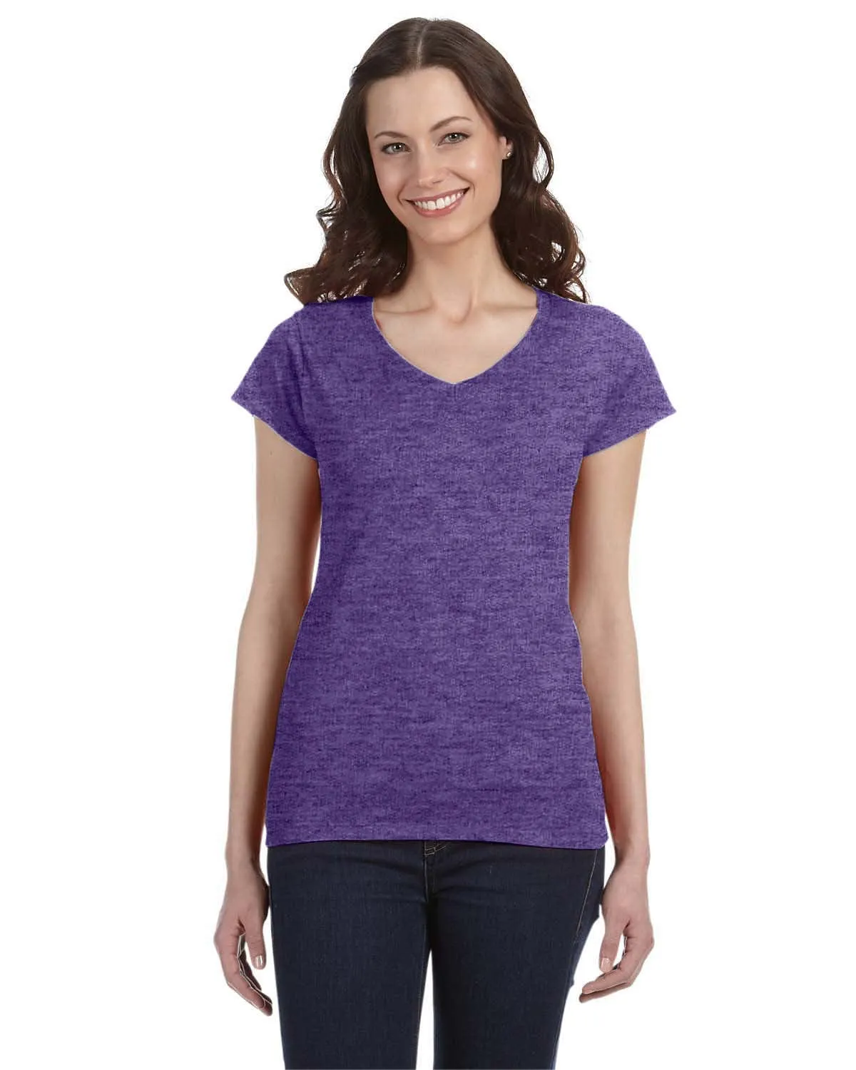 Gildan Ladies SoftStyle V-Neck T-Shirt