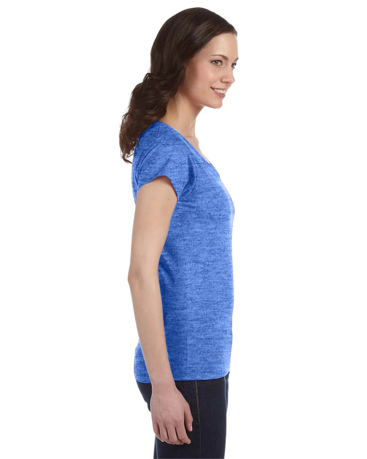 Gildan Ladies SoftStyle V-Neck T-Shirt