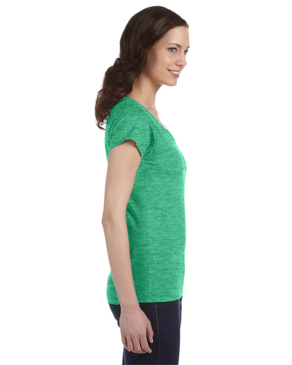 Gildan Ladies SoftStyle V-Neck T-Shirt