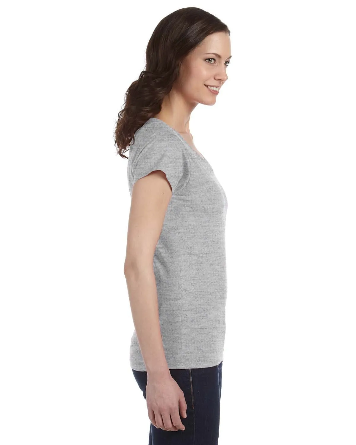 Gildan Ladies SoftStyle V-Neck T-Shirt