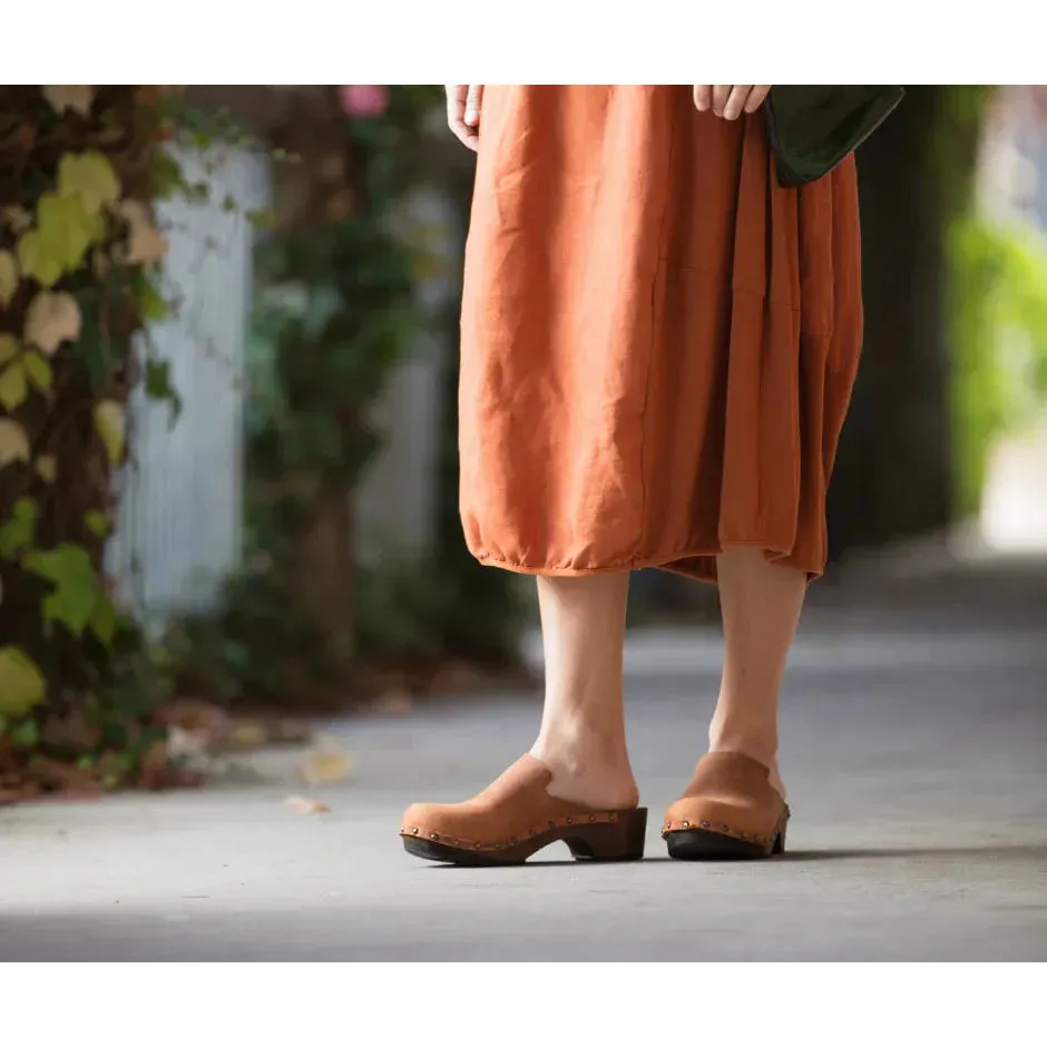 Gitte Aged Terracotta Clogs