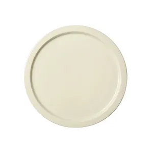 Glazed White Creamware Dinner Plate