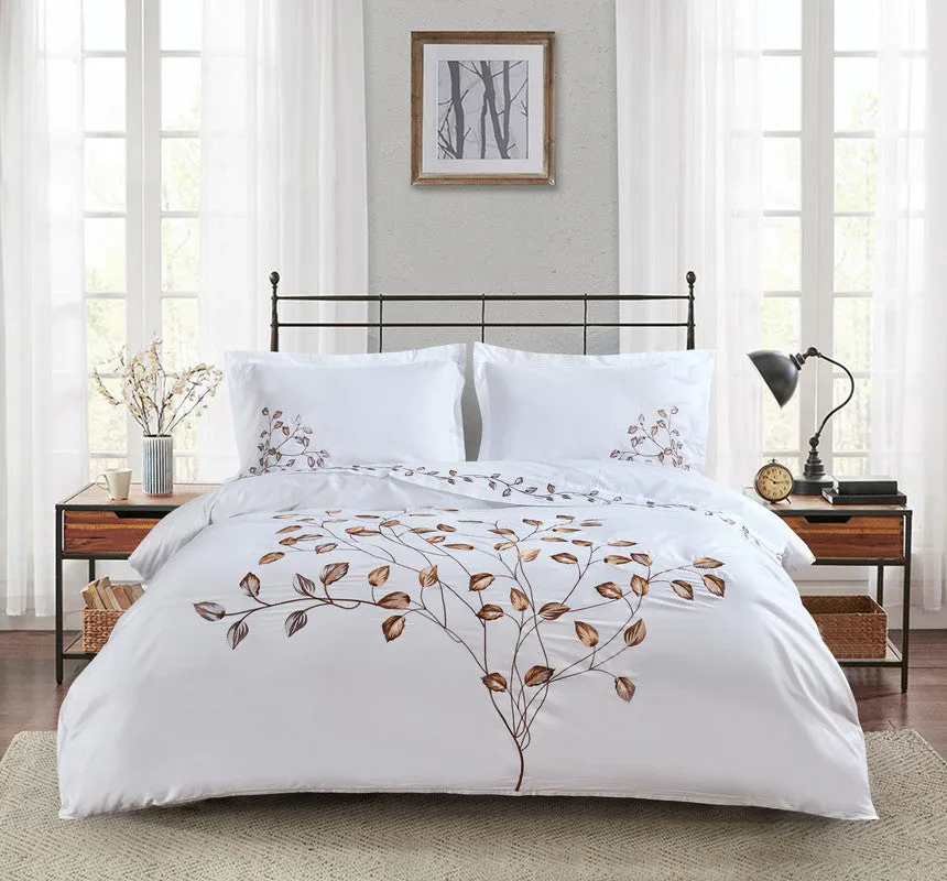 Golden Leaves Duvet Set