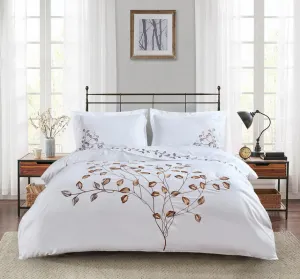 Golden Leaves Duvet Set