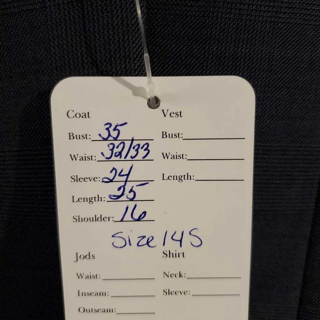 Grand Prix Dark Grey Hunt Coat 14S