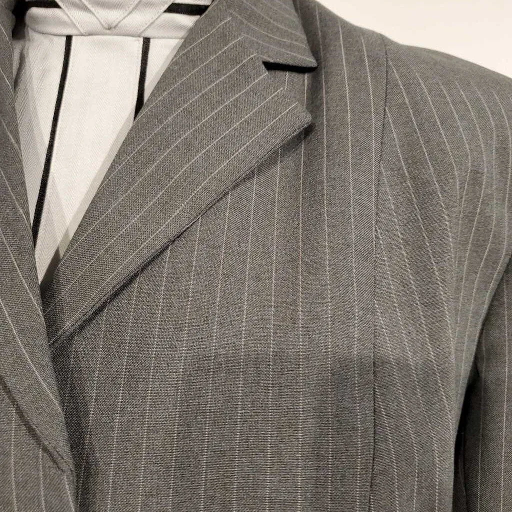 Grey Pinstripe Hunt Coat 20R