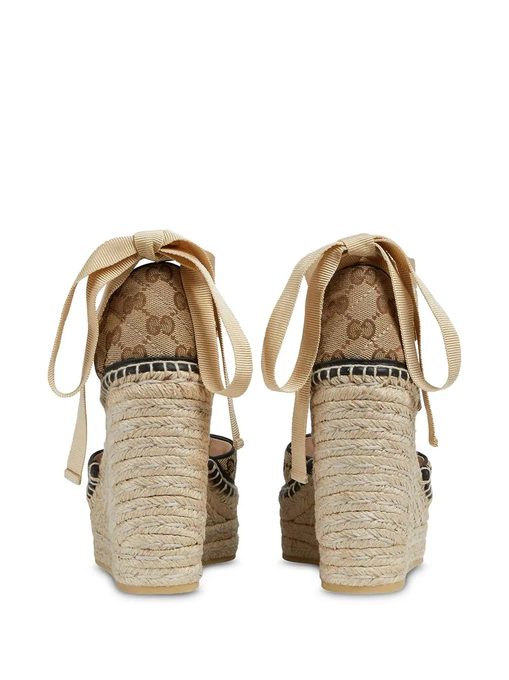 Gucci GG Logo Espadrille Wedges