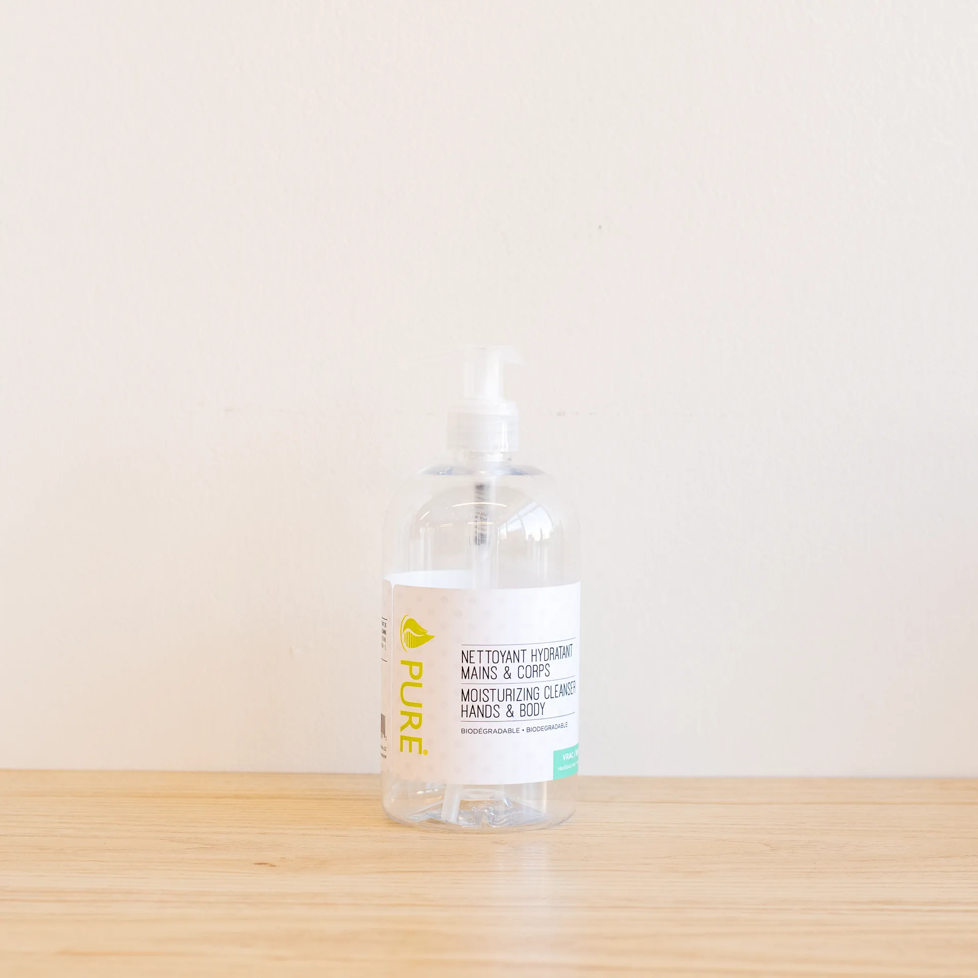 Hand & Body Soap Bottle, Pure