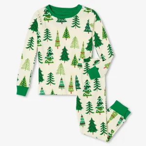 Hatley Organic Pajama Set - Christmas Tree